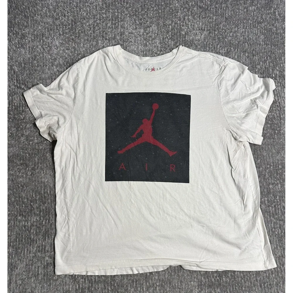 Jordan Jumpman T-Shirt Short Sleeve Mens 2XL AQ2366 Logo